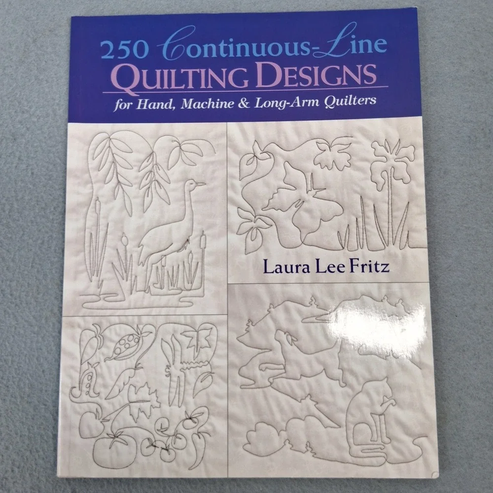 250 Continuous-Line Quilting Designs for Hand, Machine and Long-Arm Quilters